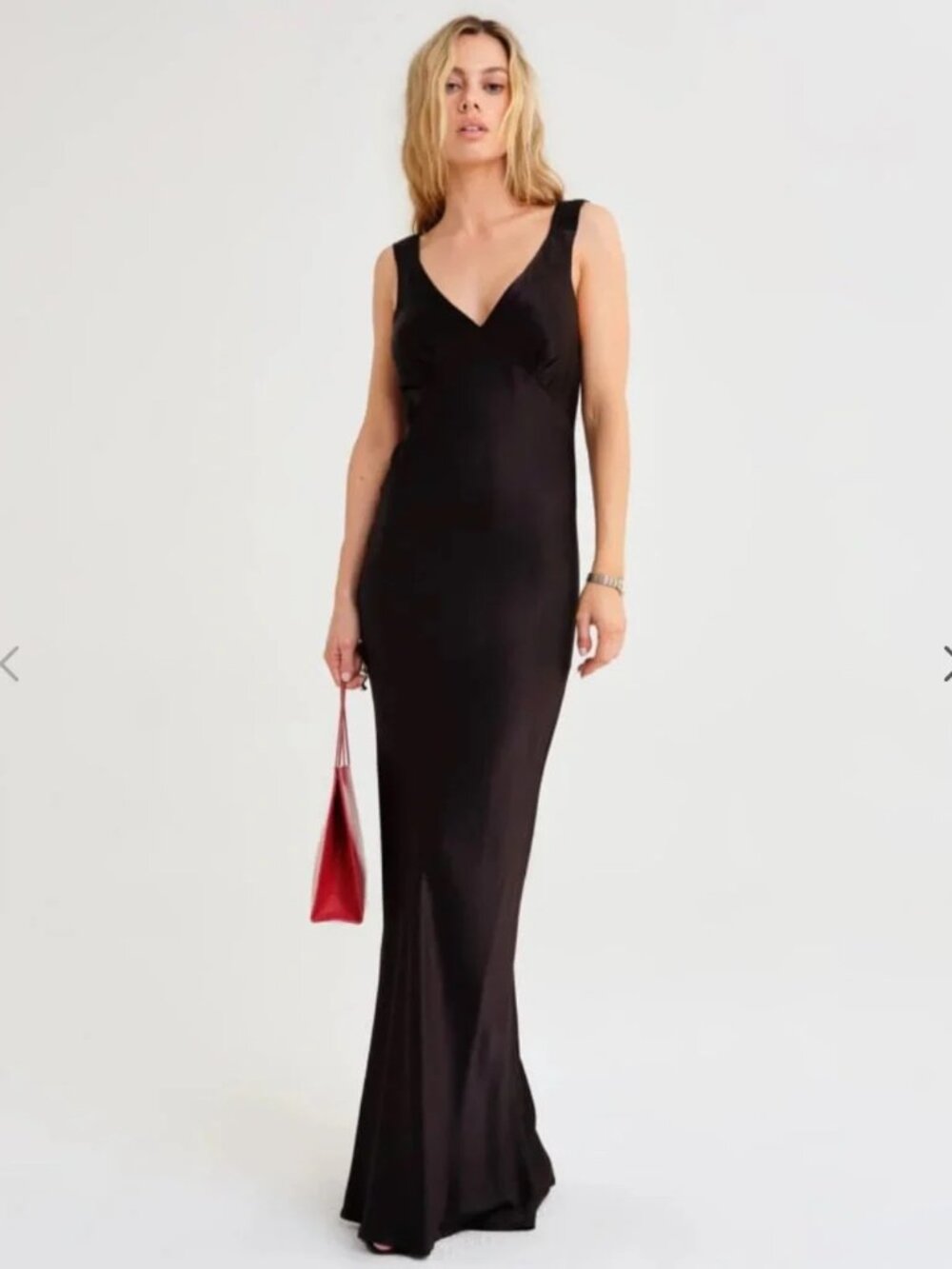 Rumored Sunset Strip Maxi Dress - Black (M)